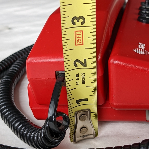 AT&T Exeter Vintage 1990's corded landline telephone desktop table red - Picture 13 of 16